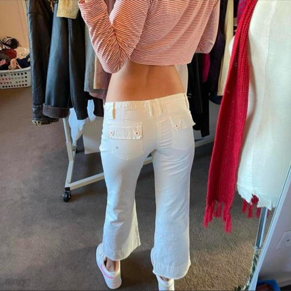 Vintage White Jeans - Picture 4 of 4